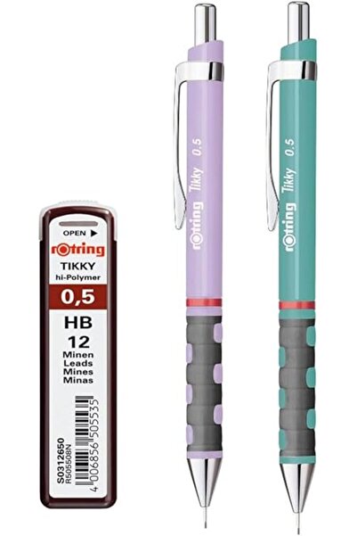 Rotring Tikky pastel basmalı kurşun kalem, yüksek polimer dolum, HB 0,5 mm, o...