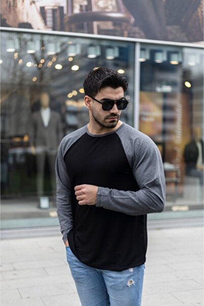 Lady Moss    Men's Long Sleeve Crew Neck Viscose Two Thread Blouse