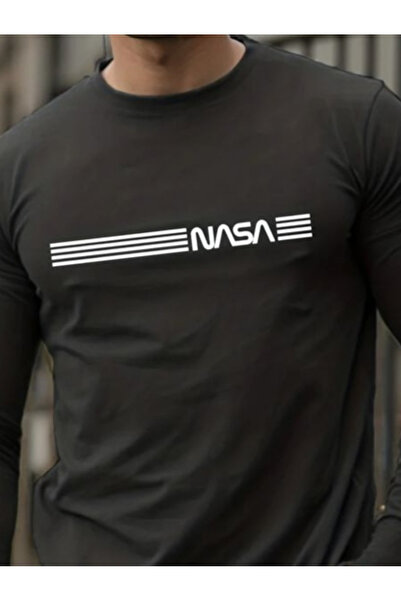 Lady Moss Men's Long Sleeve Crew Neck Viscose Blouse