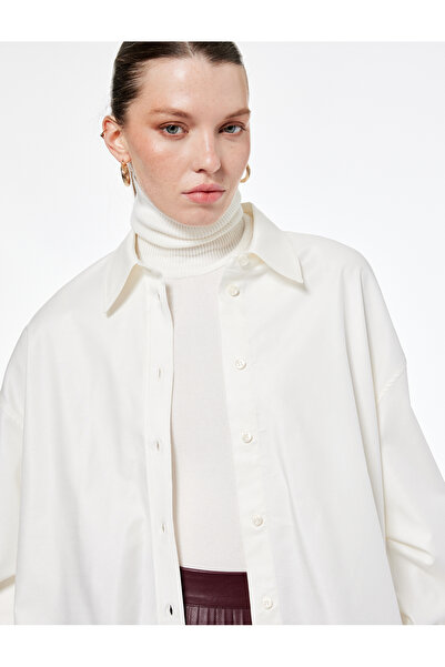 Koton Long Sleeve Classic Collar Buttoned Basic Shirt