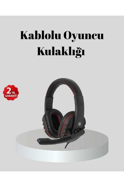 shopwave Stereo Ses Destekli Mikrofonlu Gaming Kulaklık – Yumuşak Pedli