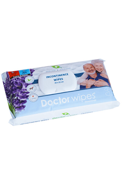 DOCTOR WIPES Șervețele umede Doctor Wipe pentru incontinență cu lavandă, 50 buc.