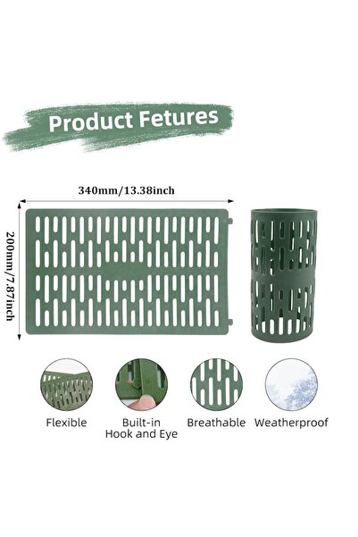 Fargal Tree Trunk Protector, Pest Protection, Ventilated, Set of 9, Raxfekro