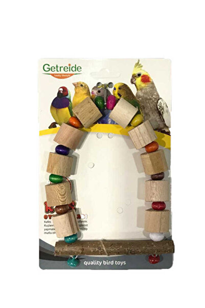Petistera Doğal Paraket ve Papağan Salıncağı 15x12 cm