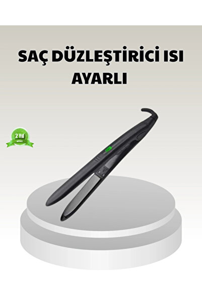 shopwave مكواة فرد الشعر مع شاشة رقمية وضبط للحرارة - لوح من التيتانيوم، تصمي...