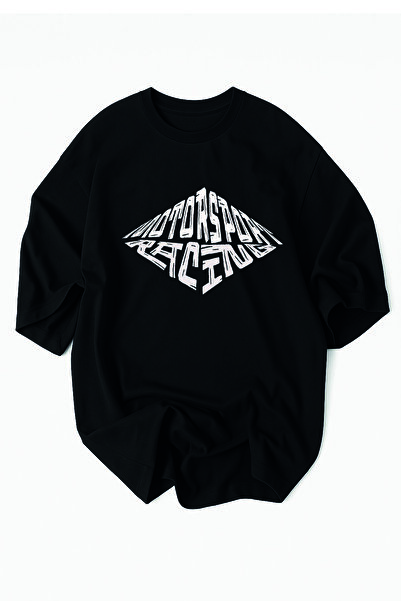 Advantage Motorsport Racing Elliptical Logo Oversized 100% Cotton- Premium Tshirt