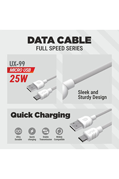 unix International Unix UX-99 Micro USB Data Cable