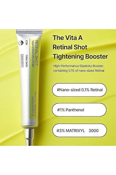 OEM Vita A Retinol Shot Facial Serum, set of 3, 15 ml, retinol formula for sensitive skin