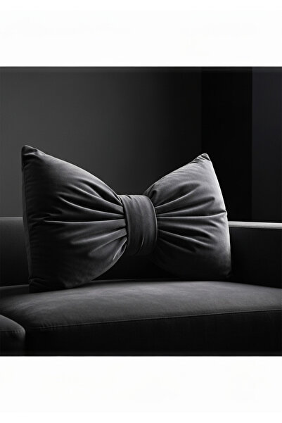 FARCY Velvet XXL Bow Appearance Decorative Pillow Bow Fabric Gift Pillow Throw Pillow Cushion
