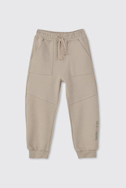 Panço Erkek Bebek Beli Lastikli Taş Eşofman Altı