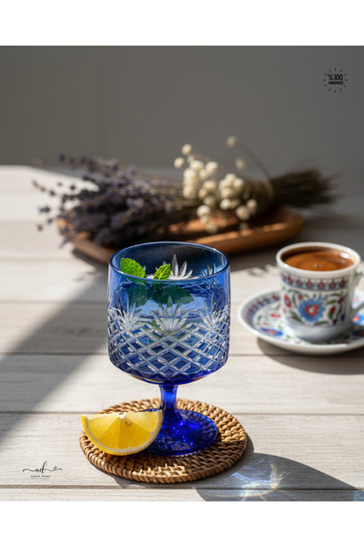 AKDEN STORE Magnolia Ice Cream Bowl, Dessert Bowl & Coffee Side Water Glass