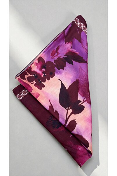 Lavena scarfs Fall Series Floral Pattern Cotton Digital Soft Shawl