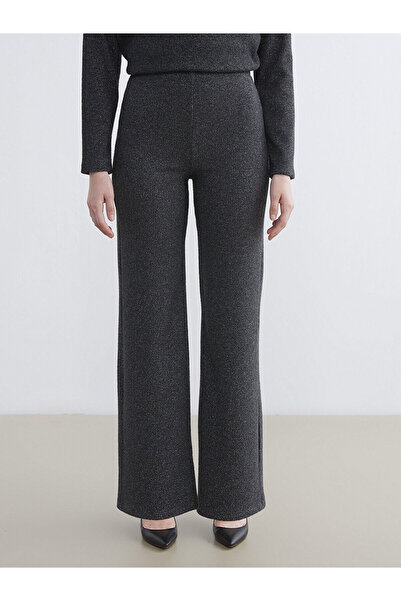 LC Waikiki Wide Leg Women's Trousers with Elastic Waist