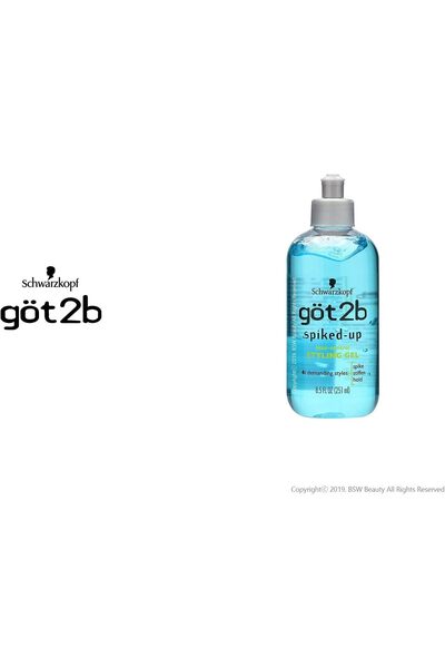 Got2B Spiked-Up Maxed Control Hair Styling Gel, 8.5 oz