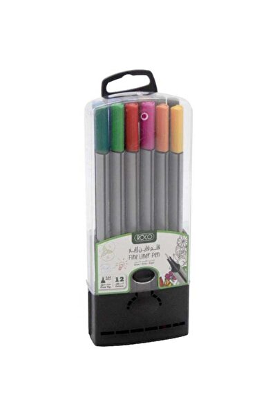 Roco 12 Pieces Fineliner Pen
