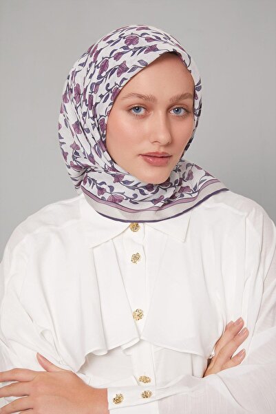 Levidor وشاح ناعم بنمط السوسن البنفسجي