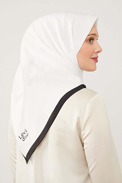 Levidor Λευκό κασκόλ με χρωματική αλλαγή Πράγας