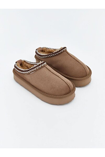 LC Waikiki Lcw Steps Suede Look Girls' Home Shoes