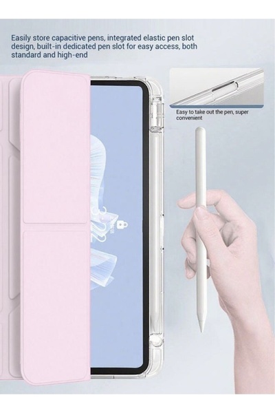 yaqeen HONOR Pad X8a 11 Inch Shockproof Y Folding Stand Case With Auto Wake