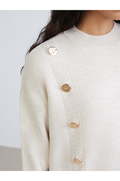 LC Waikiki Özmarka Yeni Sezon Bisiklet Yaka Kadın Triko Tunik