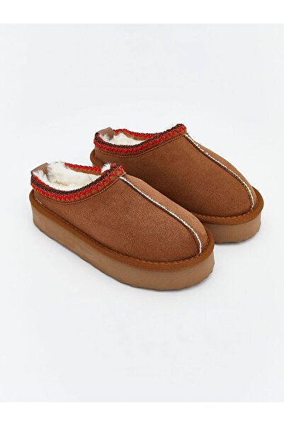 LC Waikiki Lcw Steps Suede Look Girls' Home Shoes
