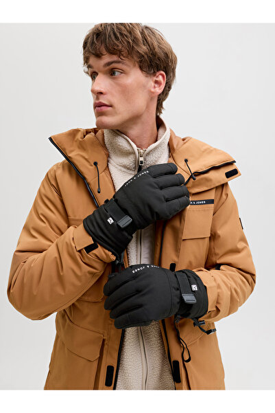 Jack & Jones Jack Jones Jacvalley Gloves Ski Aw25 Men's Black Gloves 12284378-02