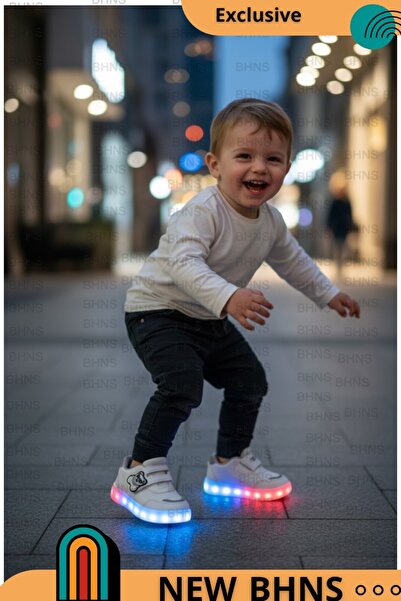 BHNS Light-up LED children's boots, light-up shoes for girls and boys, new shoes/boots
