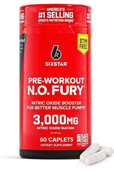 Six Star برو نيوترشن ما قبل التمرين نو فيوري 60 كبسولة