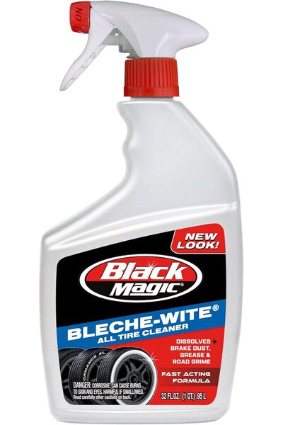 Black Magic منظف الإطارات بليتش-وايت، 32 أونصة لكل منها