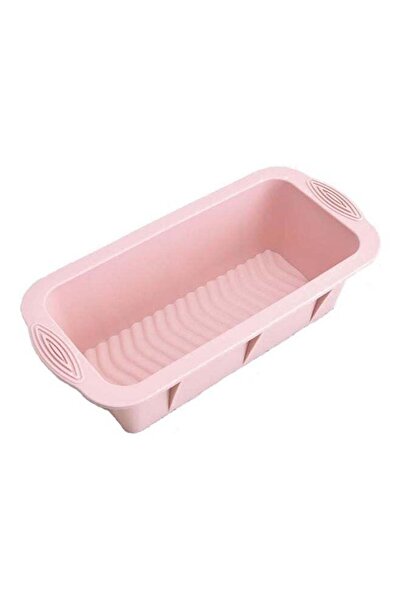 Yailla قالب خبز محمص مستطيل الشكل من السيليكون غير قابل للانزلاق من آن فيش، وردي، 25×12×6.8 سم