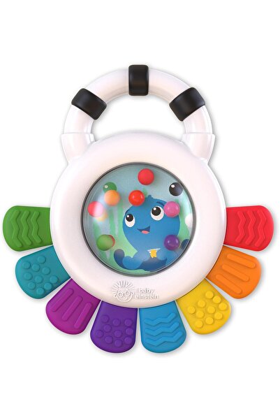 Baby Einstein Outstanding Opus The Octopus Sensory Rattle & Teether, BPA Free, Chillable, 3+ months