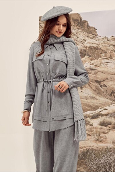 Alvina Beli̇ Büzgülü Pantolu Takim 46012