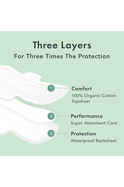 genernic Rael Organic Cotton Regular Sanitary Pads - 14 Count