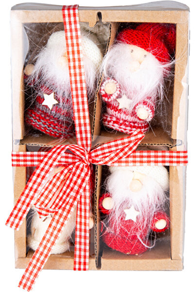 Herdekora Christmas Ornament, Gnomes, in a Box - Pack of 4