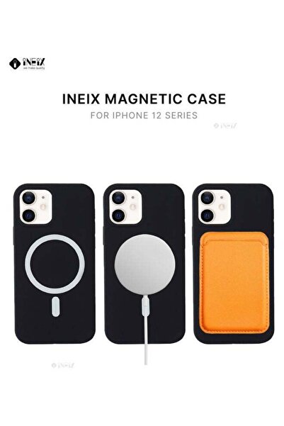 ineix MagSafe Compatible Silicone Case Cover For Apple iPhone 12
