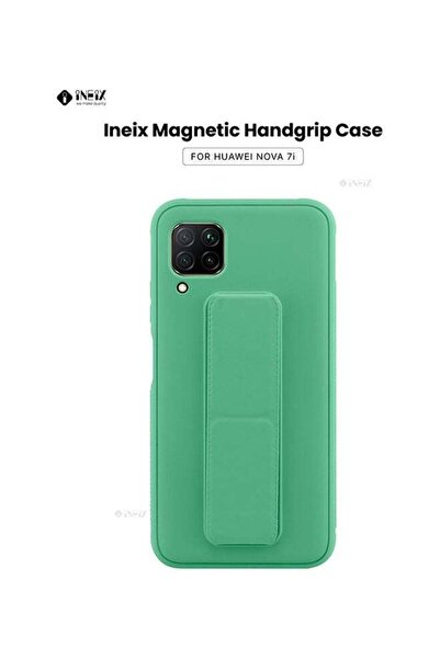 ineix حزام معصم مغناطيسي 3 في 1 مع حامل وغطاء جراب لهاتف Huawei Nova 7i