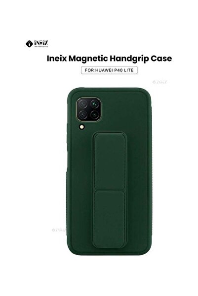 ineix حزام معصم مغناطيسي 3 في 1 مع حامل وغطاء جراب لهاتف Huawei P40 Lite