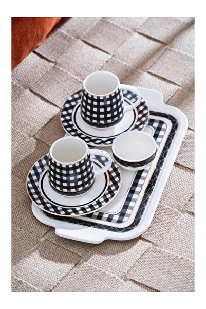 ACAR MXG7169 Dama Desenli Fincan Seti 2'li