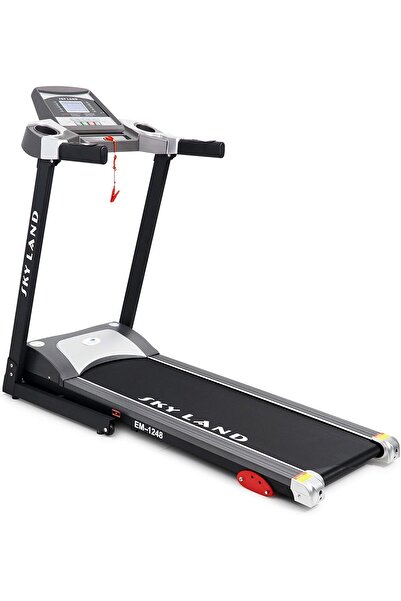 SKY LAND Smart Treadmill EM-1248, 4HP Peak, FS App, 12 Programs, 120x40cm, 100KG Capacity