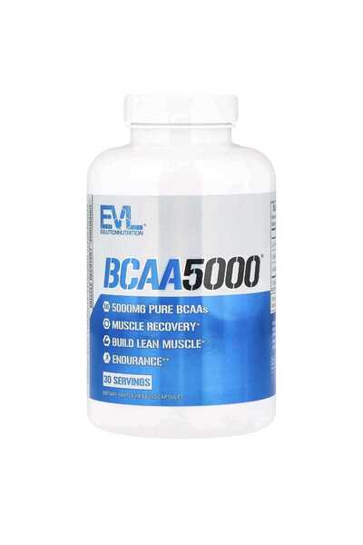 EVL كبسولات BCAA الأصلي ، 30 حصه تركيز 5000 مجم ، لاستعادة العضلات وترطيبها ب...
