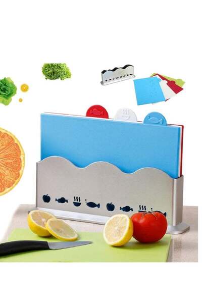 Arabest Chopping Board Set, Cutting Boards, Food Grade Material for Meat Vegetables Fruits, 4 PCS