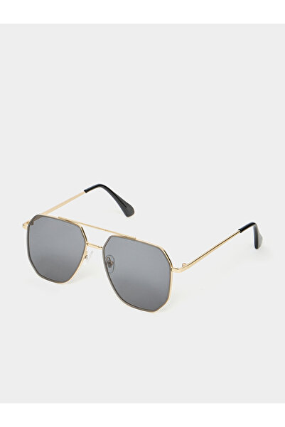 Styli Double Bridge Aviator Sunglasses