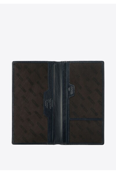 Wittchen Men's Passport Case, Navy Blue Patent Leather, Navy Blue Patent Leather