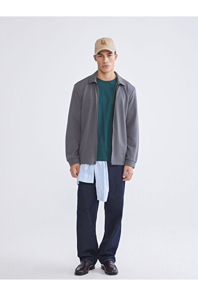 LC Waikiki Ανδρικό φούτερ με φερμουάρ XSIDE Polo Collar