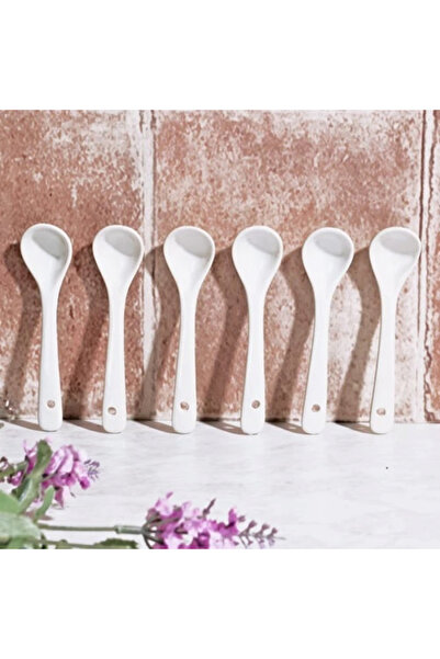Genel Markalar Porselen Küçük Kaşık 10,5 cm 6'lı