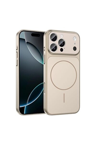 Zebana Apple iPhone 16 Pro Max Uyumlu Kılıf TitanMag Kılıf (iPhone 17 Pro Max...