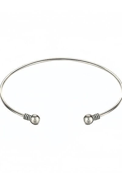 Take Two By Styli سوار دائري فضي مفتوح