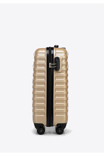 Wittchen Men's Cabin Suitcase made of ABS with a Geometric Pattern in Gold