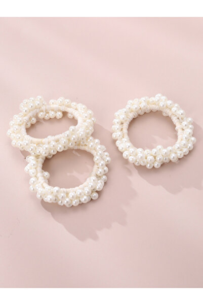 Take Two By Styli Set of 3 - Faux Pearl Hair Tie