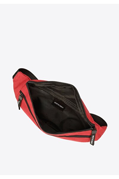 Wittchen Men's Basic Red Polyester Waist Bag